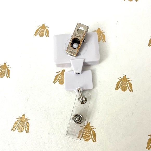 RESPIRATORY THERAPIST Blue Retractable Reel ID Badge Reel Stocking Stuffer - Picture 2 of 2